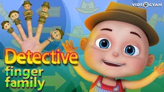 Detective Finger Family And Many More  Finger Family Collection  Nursery Rhymes Kids Songs [upl. by Nonnel801]