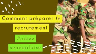 Recrutement Armée Sénégalaise  Comment le préparer [upl. by Barrada]