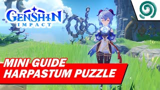 【GENSHIN IMPACT】Harpastum Puzzle Mini Guide  Broken Isle [upl. by Morrison845]