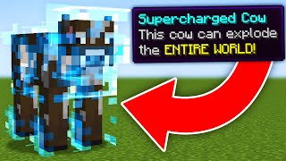 Minecraft But All Mobs Are Supercharged [upl. by Drofiar]