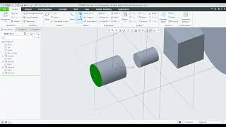 Extrude Remove Material  Variable Depths  Creo Parametric [upl. by Anedal]