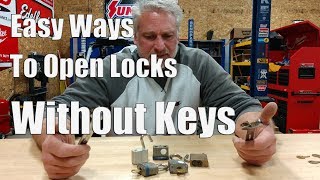 How To Break Any Padlock Even a Master Lock With Ease Absolutely Scary [upl. by Mowbray]