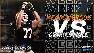 HIGH SCHOOL FOOTBALL  Meadowbrook vs Crooksville  HIGHLIGHT [upl. by Neerol]