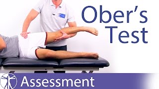 Obers Test  Iliotibial Band Tightness [upl. by Lagiba]