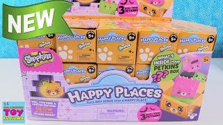 Happy Places Shopkins Halloween Spooky Glow In The Dark Blind Bag Toy Review  PSToyReviews [upl. by Pell748]