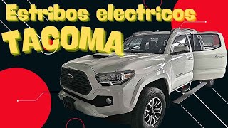 Estribos eléctricos para Toyota Tacoma 2021 [upl. by Fortin]