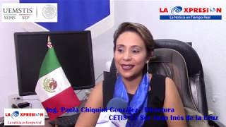 Entrevista con la Mtra Paola Chiquini Dir CETIS 13 [upl. by Haroppiz546]