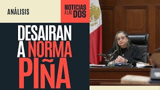 NoticiasALasDos ¬ Piña aprovecha último informe para atacar Reforma Judicial Poderes la desairan [upl. by Teevens]