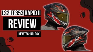 LS2 FF353 RAPID II  HELMET REVIEW  FULLFACE FOR NEW RIDER [upl. by Einej590]