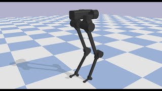 Bipedal Walking in PyBullet Balance Control [upl. by Vod]