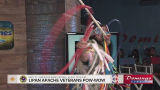 Lipan Apache Tribe of Texas Danny Rodriguez performs traditional hoop dance on Domingo Live [upl. by Gneh]