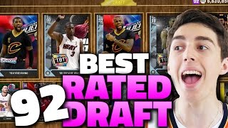 THE BEST 92 RATED DRAFT NBA 2K16 DRAFT AND PLAY [upl. by Gans295]