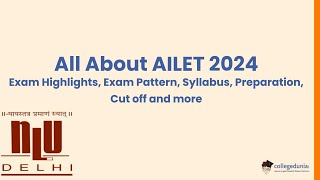 All About AILET 2024 [upl. by Acemahs676]