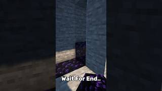 Minecraft Creeper Nether Portal😱 minecraft shorts minecrafttutorial [upl. by Saval]