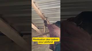 Réalisation des cadres pour plafond comment réaliser les cadres plafond [upl. by Adnala]