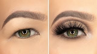 COMO HACER CUT CREASE EN PARPADO CAIDO [upl. by Ahtekal]