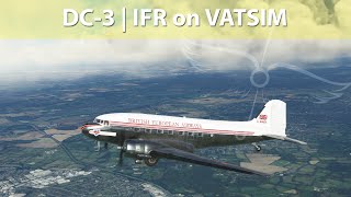 MSFS DC3 on VATSIM [upl. by Alboran]