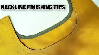 Important Tips And Tricks for Beginners  Neckline And Shoulder Finishing Tips  Stitch By Stitch [upl. by Airtina]