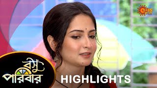 Basu Paribar  Highlights Part1 08 Sep 2024  Full Ep FREE on SUN NXT  Sun Bangla Serial [upl. by Rocray]