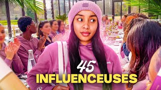 JE VOYAGE AVEC 45 INFLUENCEUSES 😰 no joke l HONEYSHAY [upl. by Maxey]