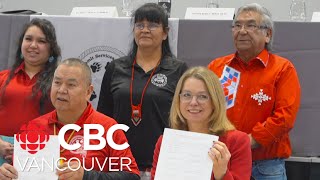 Splatsin First Nation signs historic agreement [upl. by Norrv]