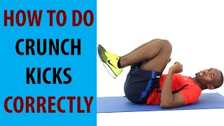 How to Do Crunch Kicks  Exercise of The Day 25 [upl. by Grados]