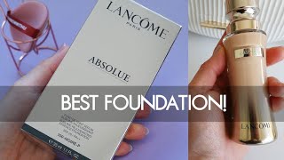 LANCOME Absolue foundation review unboxing [upl. by Hujsak411]