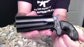 Cobray Pepperbox Derringer 410 Pistol Overview  Texas Gun Blog [upl. by Ynalem]