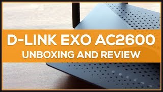 DLink EXO AC2600 Wireless Router  Unboxing amp Review [upl. by Nyrtak986]