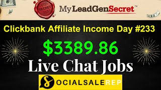 My Lead Gen Secret  Clickbank  Social Sale Rep Day 233 [upl. by Inalan]