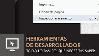 Cómo utilizar la herramienta inspeccionar elemento web [upl. by Norab]