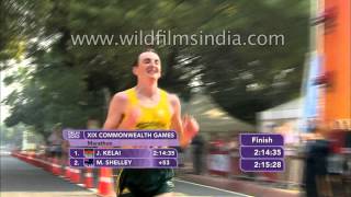 J Kelai wins Mens Marathon  Commonwealth Games [upl. by Ahsain]