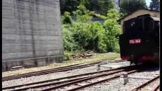 La Locomotiva a vapore delle Ferrovie della Calabria Viaggio turistico tra Cosenza e Rogliano [upl. by Grew]