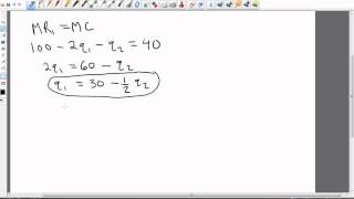 How to Solve a Cournot Oligopoly Problem [upl. by Aun936]