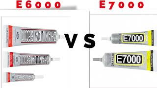 DIFFERENCE BETWEEN E6000 AND E7000 GLUE [upl. by Kreager]