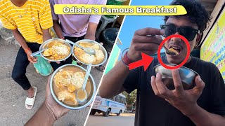 Odisha’s Famous Breakfast 🤤  Odia Street Food  Odisha Vlog part  3 [upl. by Ahsyen]