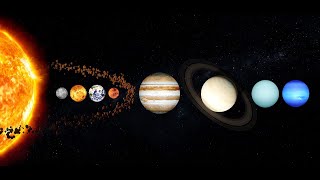 solar system size comparison 3d animation  Solar System  Official Video [upl. by Artemed]