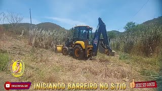 iniciando construção do barreiro do sítio sítio [upl. by Ahtibat]