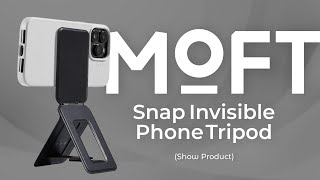 MOFT SNAP INVISIBLE PHONE TRIPOD MOVAS Overhead Show Product 4K [upl. by Lleuqram349]