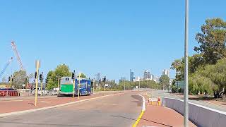 Transperth 3321 leaving Victoria Park Transfer Station [upl. by Ayouqes]