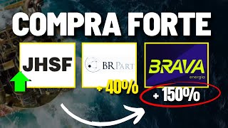 3 AÇÕES COM POTENCIAL EXPLOSIVO  BRBI11 JHSF3 BRAV3 [upl. by Ettecul]