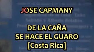 José Capmany  De la caña se hace el guaro karaoke [upl. by Fran622]