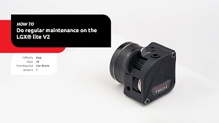 Learn how to do the regular maintenance on your Bondtech LGX Lite V2 eXtruder [upl. by Amsirak]