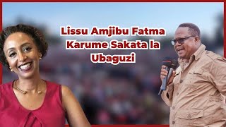 Tundu Lissu Amjibu Fatma Karume Sakata la quotUbaguziquot [upl. by Pauly]