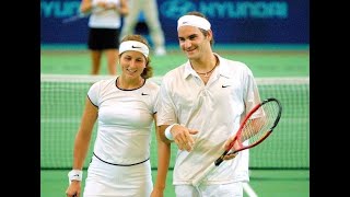 LHewitt  AMolik  RFederer  MVavrinec  Hopman Cup 2002 RR Highlights [upl. by Simonsen]