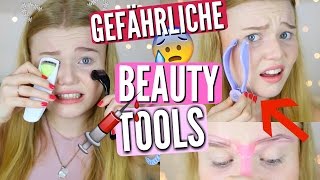 GEFÄHRLICHE amp SCHMERZHAFTE BEAUTY GADGETS IM TEST mit TheBeauty2go  I Meggyxoxo [upl. by Auohc730]