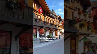 Sunday morning in Switzerland 🇨🇭🤪😆 travel switzerland swissalps sunday funnyvlog viral shorts [upl. by Baiel]