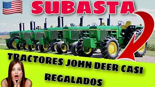 ‼️las MEJORES OFERTAS d TRACTORES JOHN DEER SUBASTA  Precios De USA‼️ [upl. by Loos448]