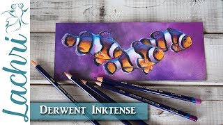 Inktense Tips amp Demonstration  Clownfish  Lachri [upl. by Court799]