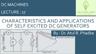 Characteristics and Applications of Self Excited DC Generators17 [upl. by Yhcir934]